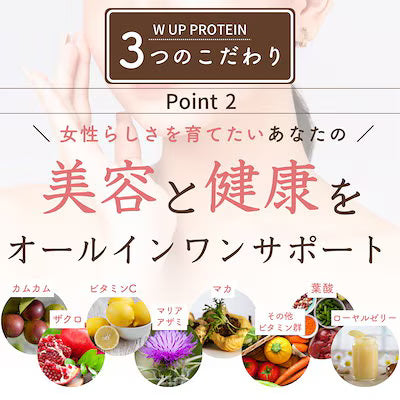 【割引なし!その都度のお申込み】W UP PROTEIN とろけるココア味 -単品-